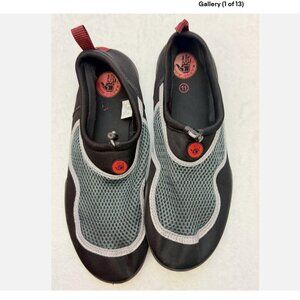 BODY GLOVE Men’s Beachcomber II Water/Beach Shoes Aquasocks Black/Charcoal sz 11